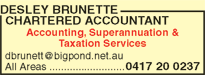 Desley Brunette Chartered Accountant - Sunshine Coast Accountants 1