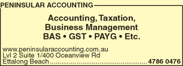 Peninsular Accounting - Sunshine Coast Accountants 5