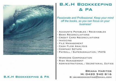 B.K.H Bookkeeping & PA - Sunshine Coast Accountants 1